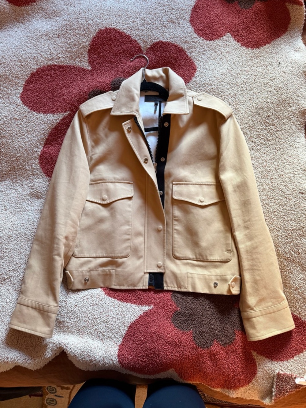 Rag & Bone Ludlow Cotton Twill Military Cropped Jacket